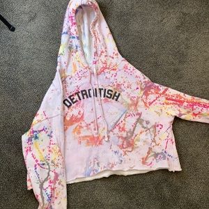Detroitish cropped Sweatshirt